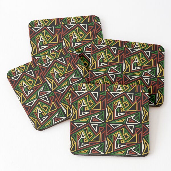 Item preview, African Tribal Triangle Geometric Pattern designed and sold by blackartmatters.