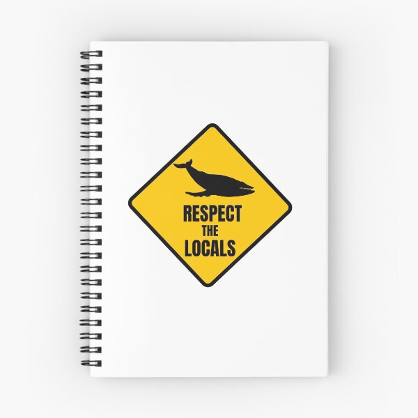 Item preview, Respect the Locals - Whales designed and sold by KarolinaPaz.