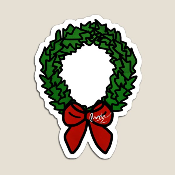 Item preview, Christmas Wreath Doodle designed and sold by tdoodles.