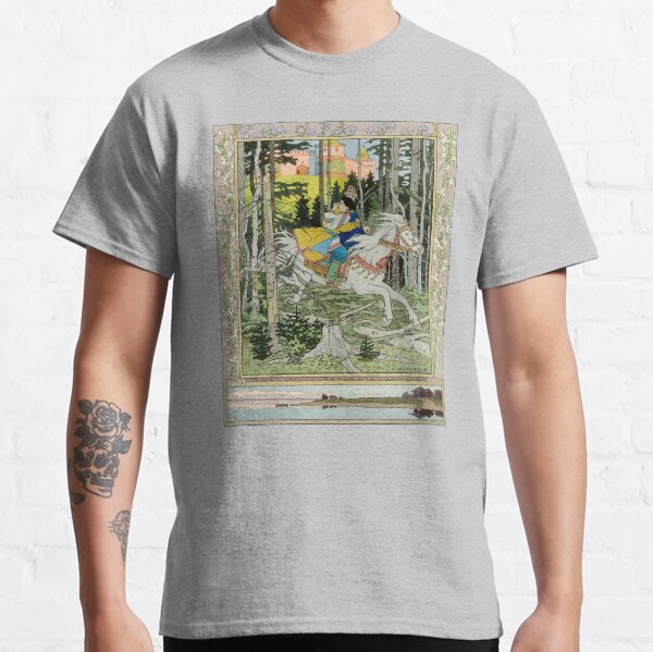 Ivan Tsarevich Steals Marya Morevna Ivan Bilibin Classic T-Shirt