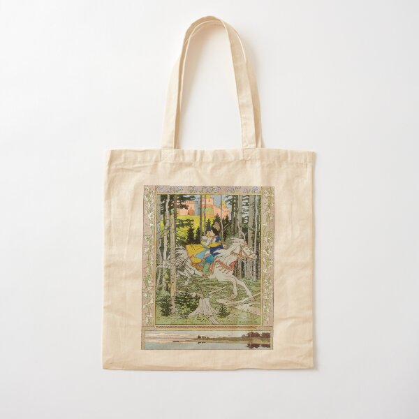 Ivan Tsarevich Steals Marya Morevna Ivan Bilibin Cotton Tote Bag