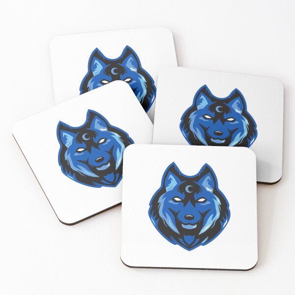 Item preview, Blue Lunar Crescent Wolf  designed and sold by imakegreattees.