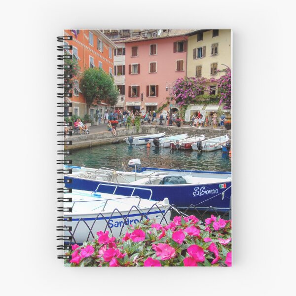 Item preview, Boats in the Marina in Limone, Lake Garda, Italy designed and sold by GillyMc.