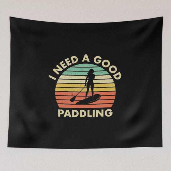 Artikelvorschau, Vintage Stand Up Paddleboard SUP Frauen Mädchen entworfen und verkauft von EstelleStar.
