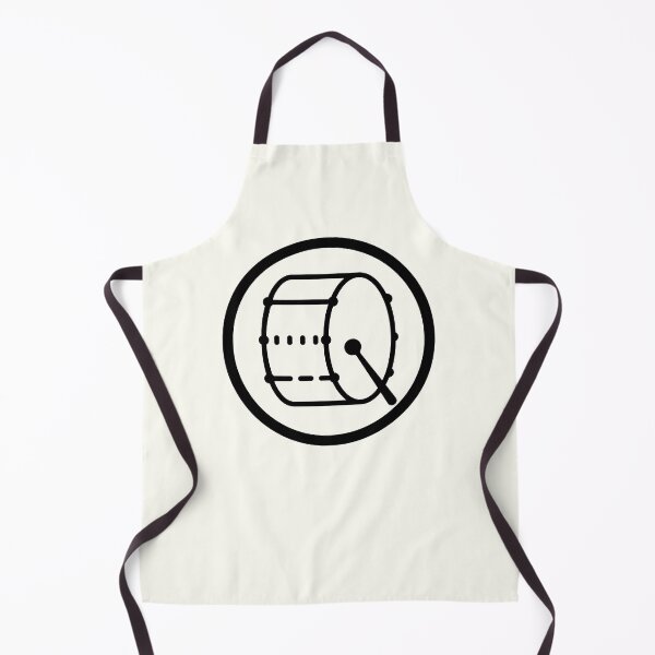 Item preview, Bass Drum Drumline Band Logo - black designed and sold by MixedBagMerch.