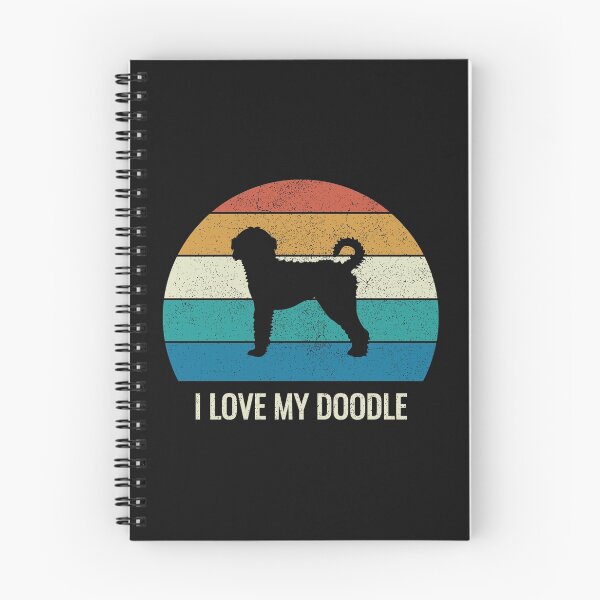 Item preview, Retro Labradoodle Gift I Love My Doodle designed and sold by EstelleStar.