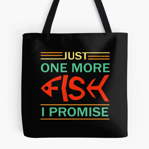 Item preview, JUST ONE MORE FISH I PROMISE - Funny Gift For Fishing Lovers designed and sold by CreativaArt-.