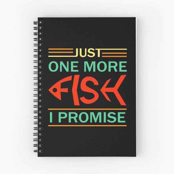 Item preview, JUST ONE MORE FISH I PROMISE - Funny Gift For Fishing Lovers designed and sold by CreativaArt-.