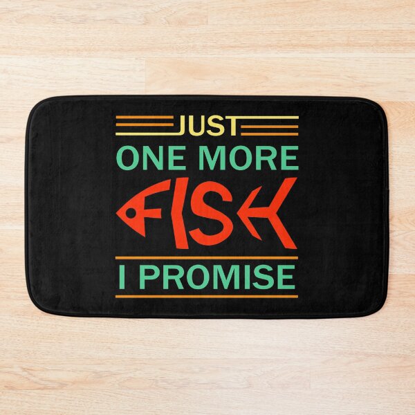 Item preview, JUST ONE MORE FISH I PROMISE - Funny Gift For Fishing Lovers designed and sold by CreativaArt-.