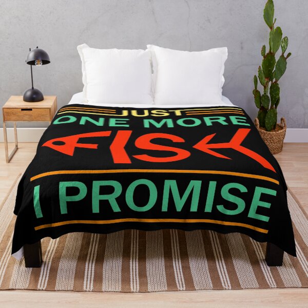 Item preview, JUST ONE MORE FISH I PROMISE - Funny Gift For Fishing Lovers designed and sold by CreativaArt-.