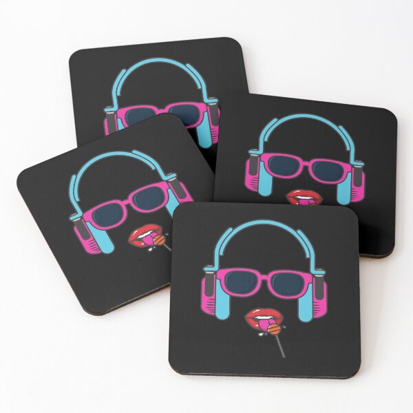 Item preview, sexy mouth sucking a lollipop while listening to music designed and sold by Martin-bivert.