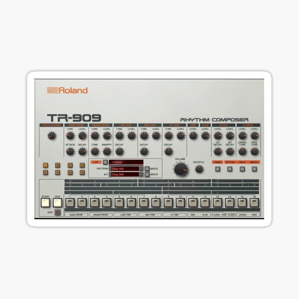 Item preview, Roland TR-909 Design designed and sold by NovayaMuzyka.