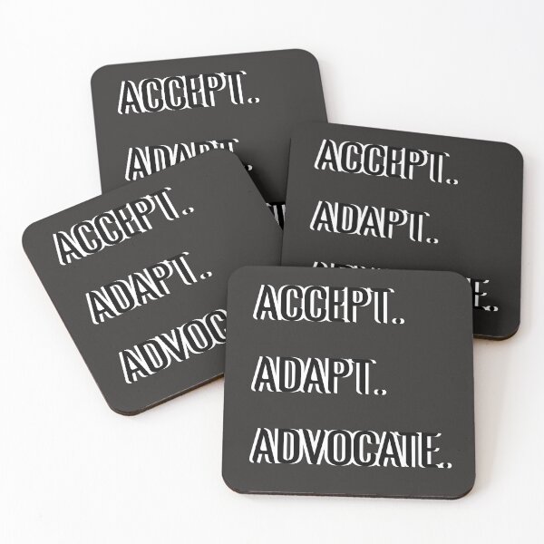 Item preview, Acccept Adapt Advocate designed and sold by all-quotes.