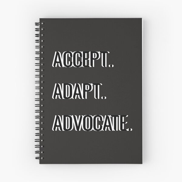 Item preview, Acccept Adapt Advocate designed and sold by all-quotes.