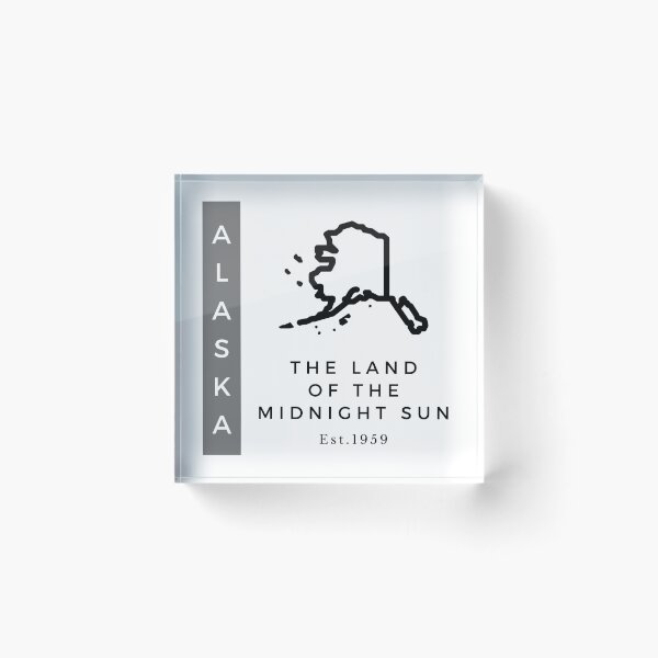 Item preview, Minimalist US State Design - Alaska designed and sold by Gabriella Flores.