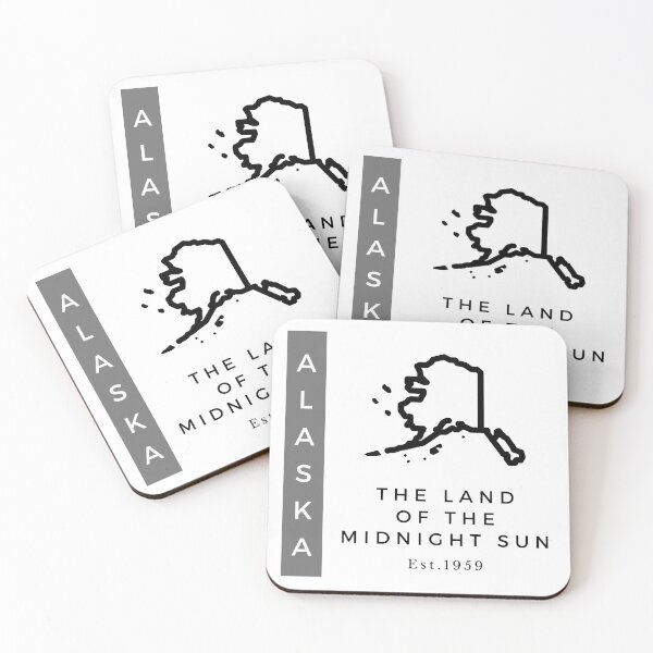 Item preview, Minimalist US State Design - Alaska designed and sold by Gabriella Flores.