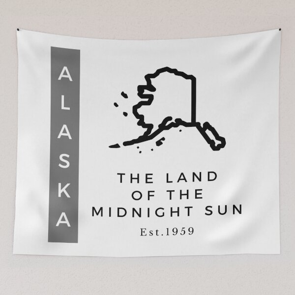 Item preview, Minimalist US State Design - Alaska designed and sold by Gabriella Flores.