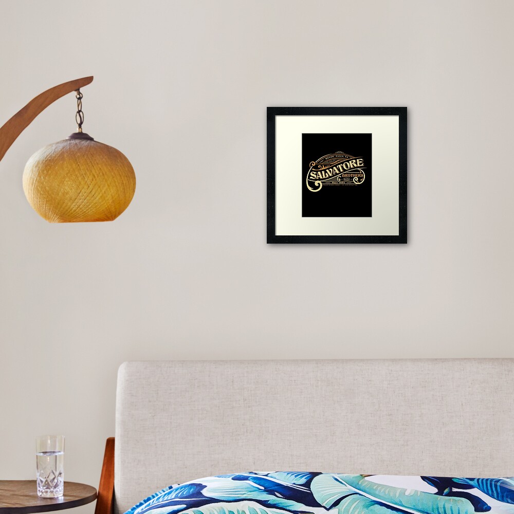 Salvatore Brother's Bourbon Framed Art Print