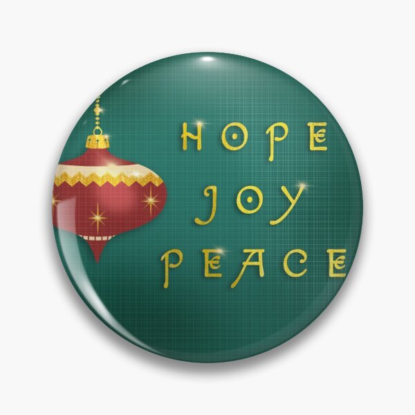 Item preview, Hope Peace Joy Vintage Christmas Ornaments designed and sold by Sheri42.