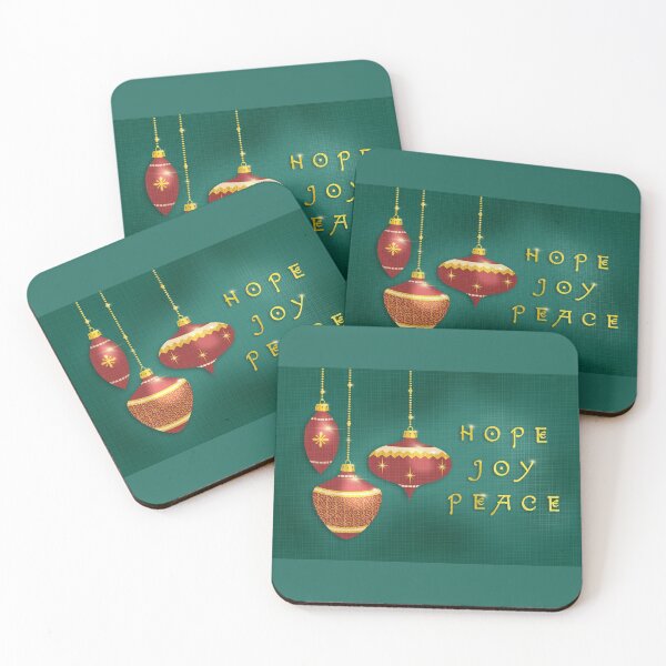 Item preview, Hope Peace Joy Vintage Christmas Ornaments designed and sold by Sheri42.