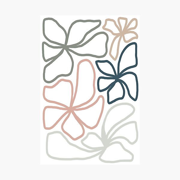 Item preview, Edgy Cute Hollow Flowers designed and sold by juvenilepeace.