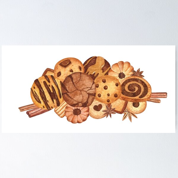 Item preview, Cookies with chocolate and spices  designed and sold by Flowersforbear.