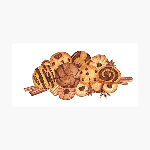 Item preview, Cookies with chocolate and spices  designed and sold by Flowersforbear.