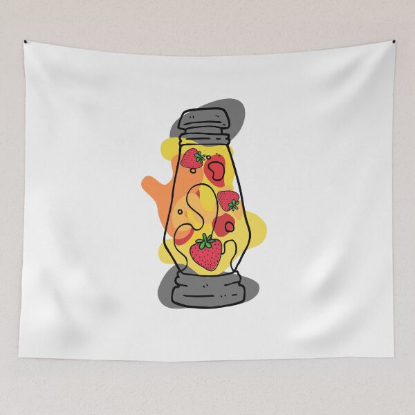Item preview, Strawberry Lava Lamp  designed and sold by jonnyglobal.