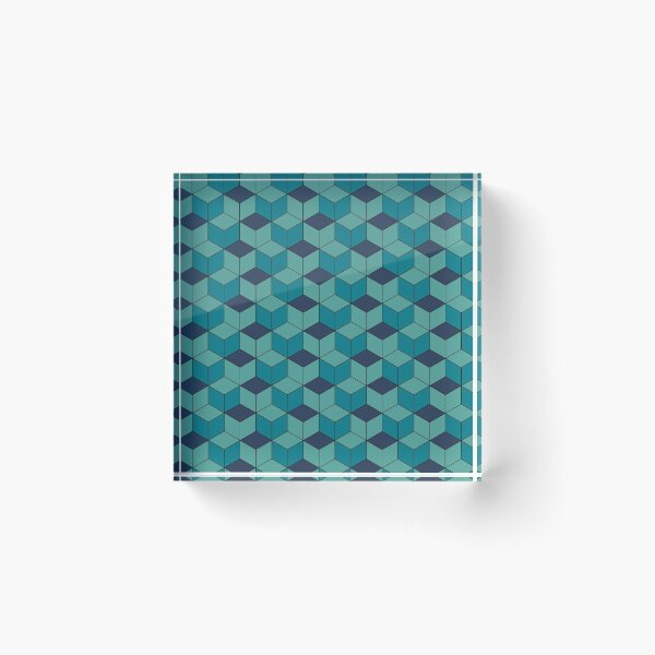 Item preview, Blue Kikko Traditional Japanese Pattern designed and sold by Heedee Design.
