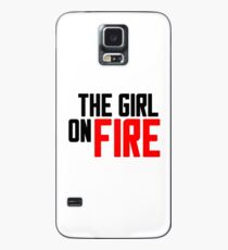 The Girl on Fire Case/Skin for Samsung Galaxy