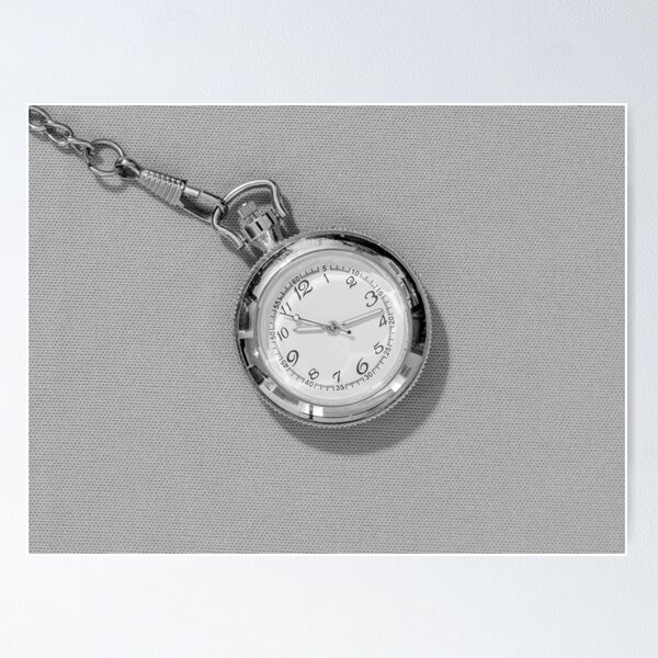Item preview, Small steel pocket watch with white dial designed and sold by brambillasimone.