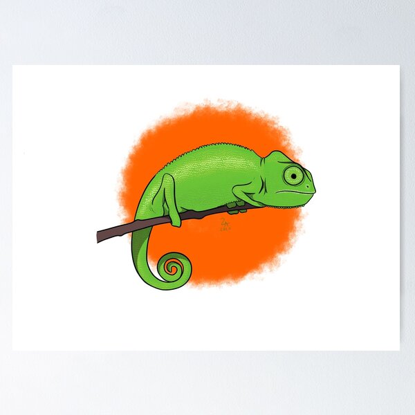 Item preview, chameleon designed and sold by zoealbertazzi.