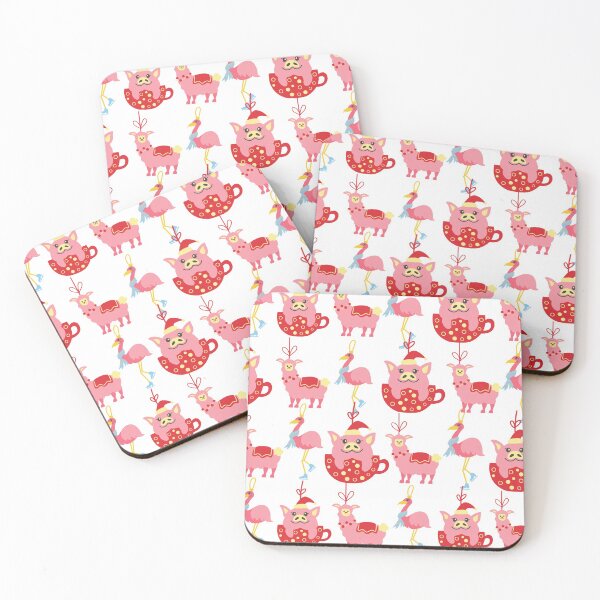 Item preview, xmas jumper pink pattern designed and sold by JocelynCrafts.