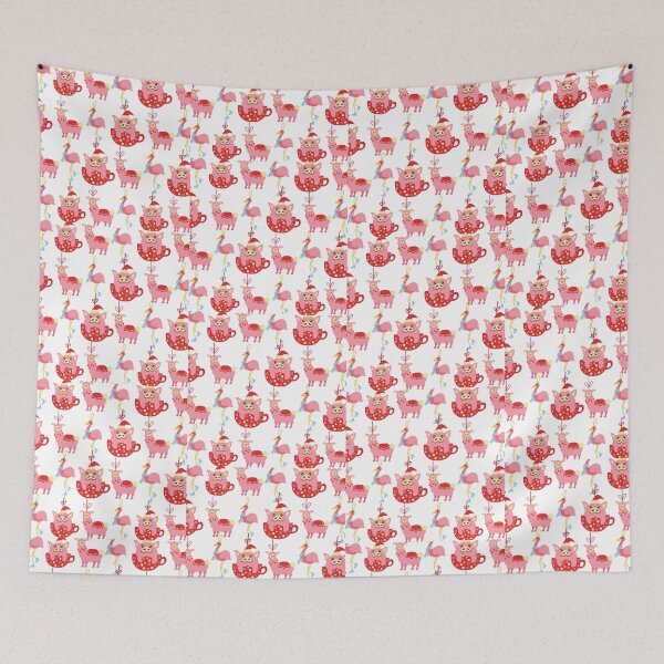 Item preview, xmas jumper pink pattern designed and sold by JocelynCrafts.