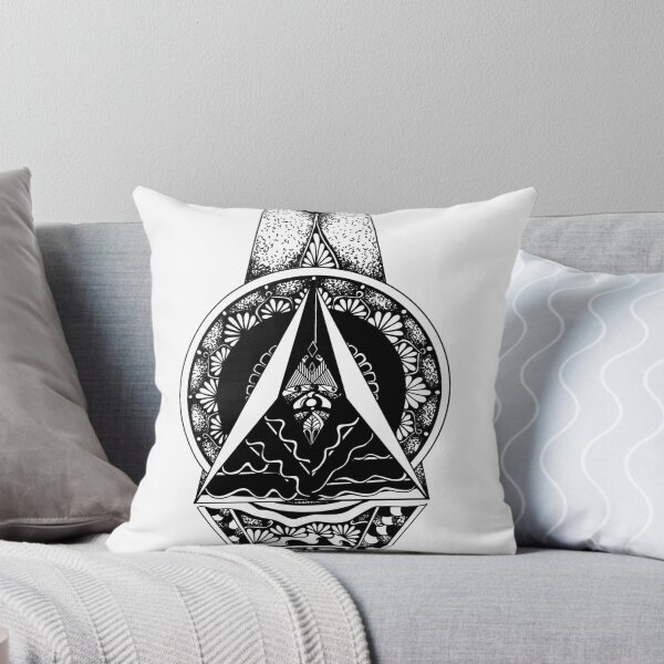 Item preview, Black and White Crystal Mandala Design designed and sold by sagaana.