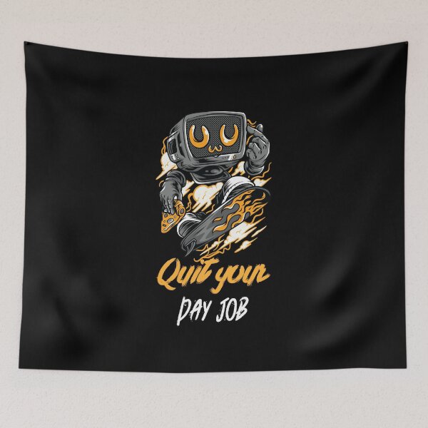 Item preview, You Hate Your Job? Quit Your Day Job  designed and sold by PrintBrint.