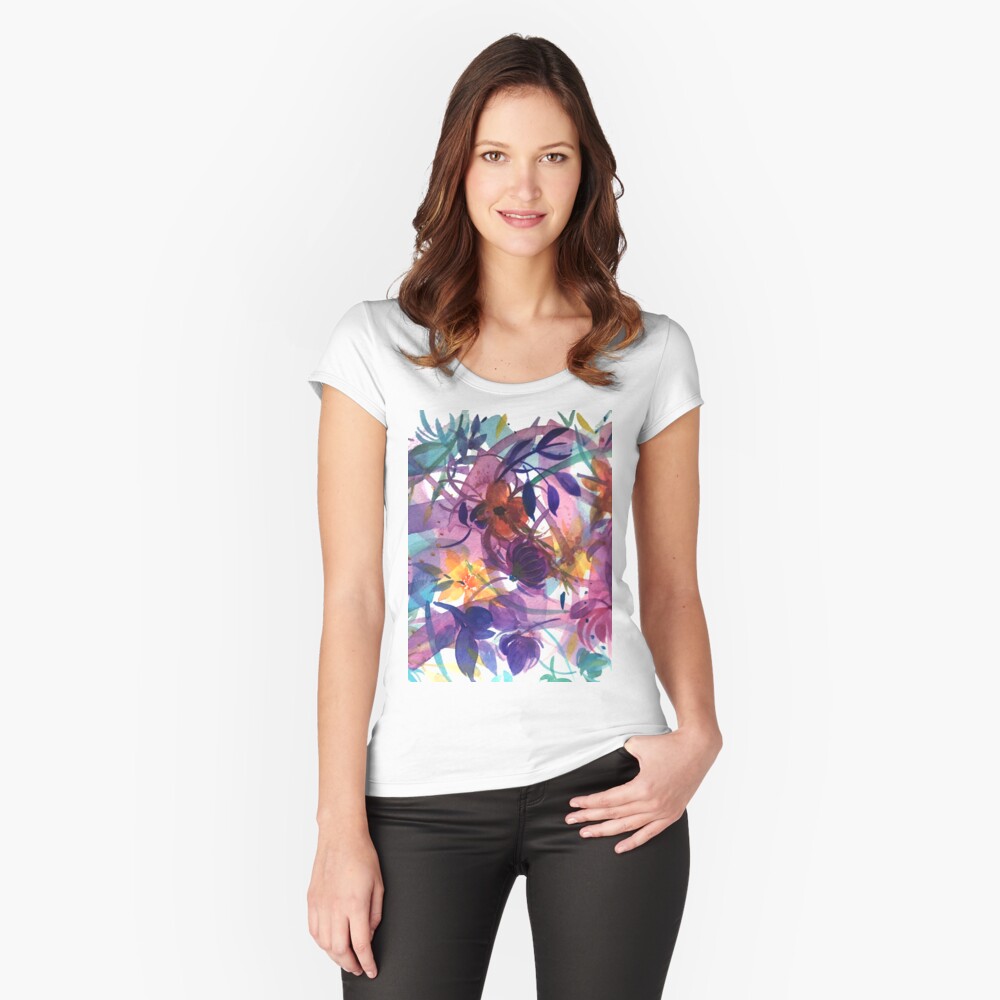 Item preview, Fitted Scoop T-Shirt designed and sold by rb-angiempaints.