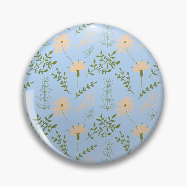 Item preview, blue beautiful flowers designed and sold by Silky Diamond.