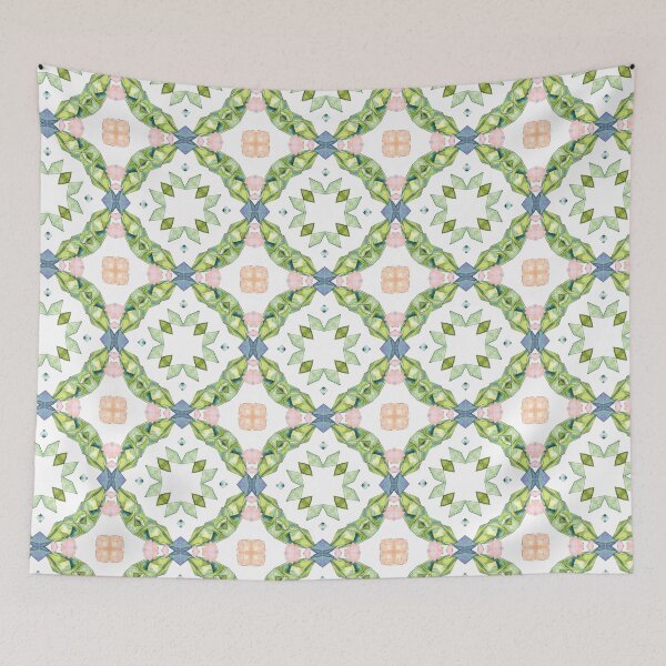 Item preview,  Watercolor Floral Pattern Tile graphic  designed and sold by Openspace2020.