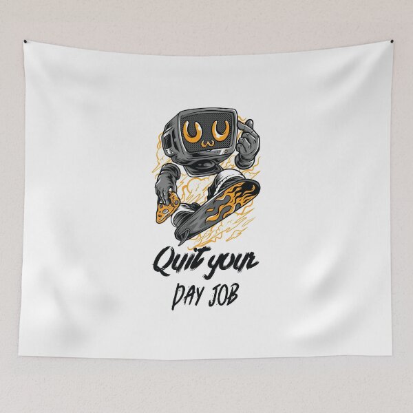 Item preview, Quit Your Day Job If you Hate it designed and sold by PrintBrint.