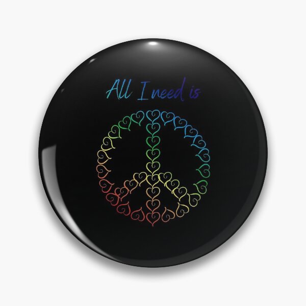 Item preview, peace and love designed and sold by JokesAndFun.