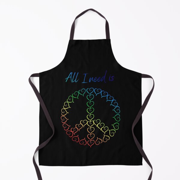 Item preview, peace and love designed and sold by JokesAndFun.