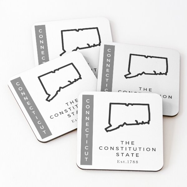 Item preview, Minimalist US State Design - Connecticut designed and sold by Gabriella Flores.