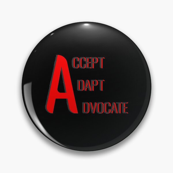 Item preview,  Acccept Adapt Advocate, 3 A's designed and sold by all-quotes.
