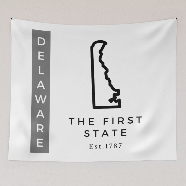 Item preview, Minimalist US State Design - Delaware designed and sold by Gabriella Flores.