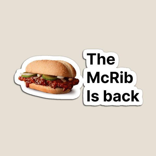Item preview, The McRib is back designed and sold by Create-.