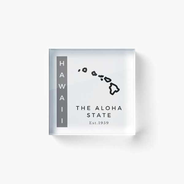 Item preview, Minimalist US State Design - Hawaii designed and sold by Gabriella Flores.