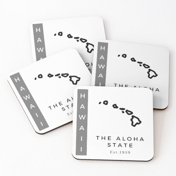 Item preview, Minimalist US State Design - Hawaii designed and sold by Gabriella Flores.