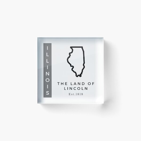 Item preview, Minimalist US State Design - Illinois designed and sold by Gabriella Flores.