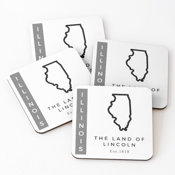 Item preview, Minimalist US State Design - Illinois designed and sold by Gabriella Flores.